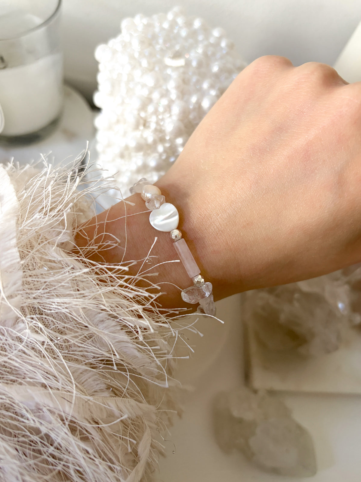 DIVINE ENERGY - SILVER MOON BRACELET