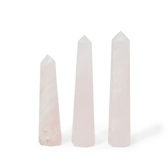 RÓŻOWY KWARC OBELISK (ok. 11cm)