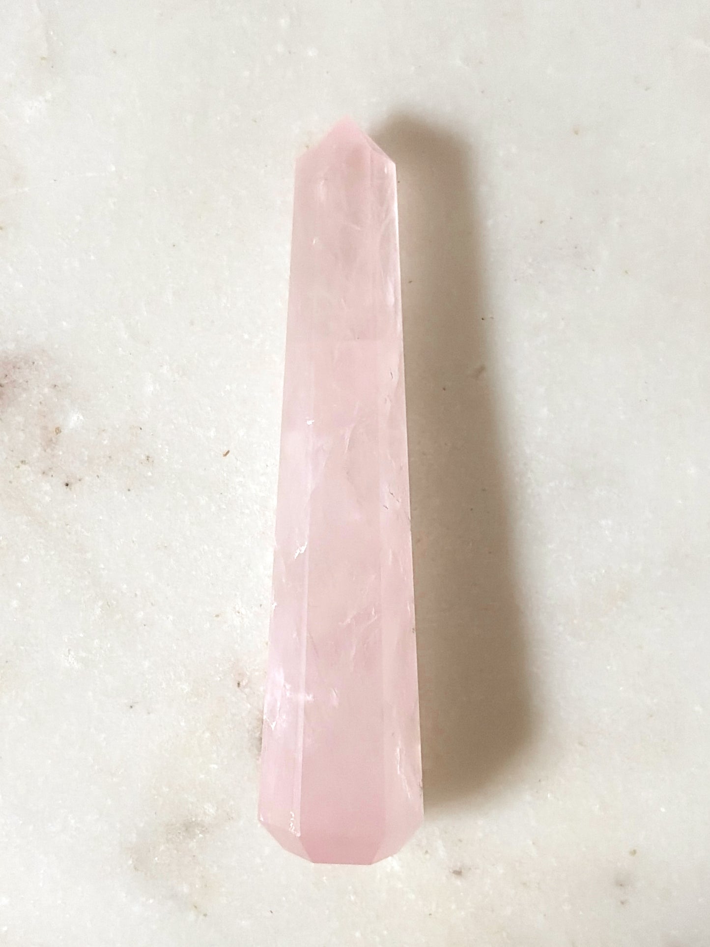 RÓŻOWY KWARC OBELISK 9,5cm