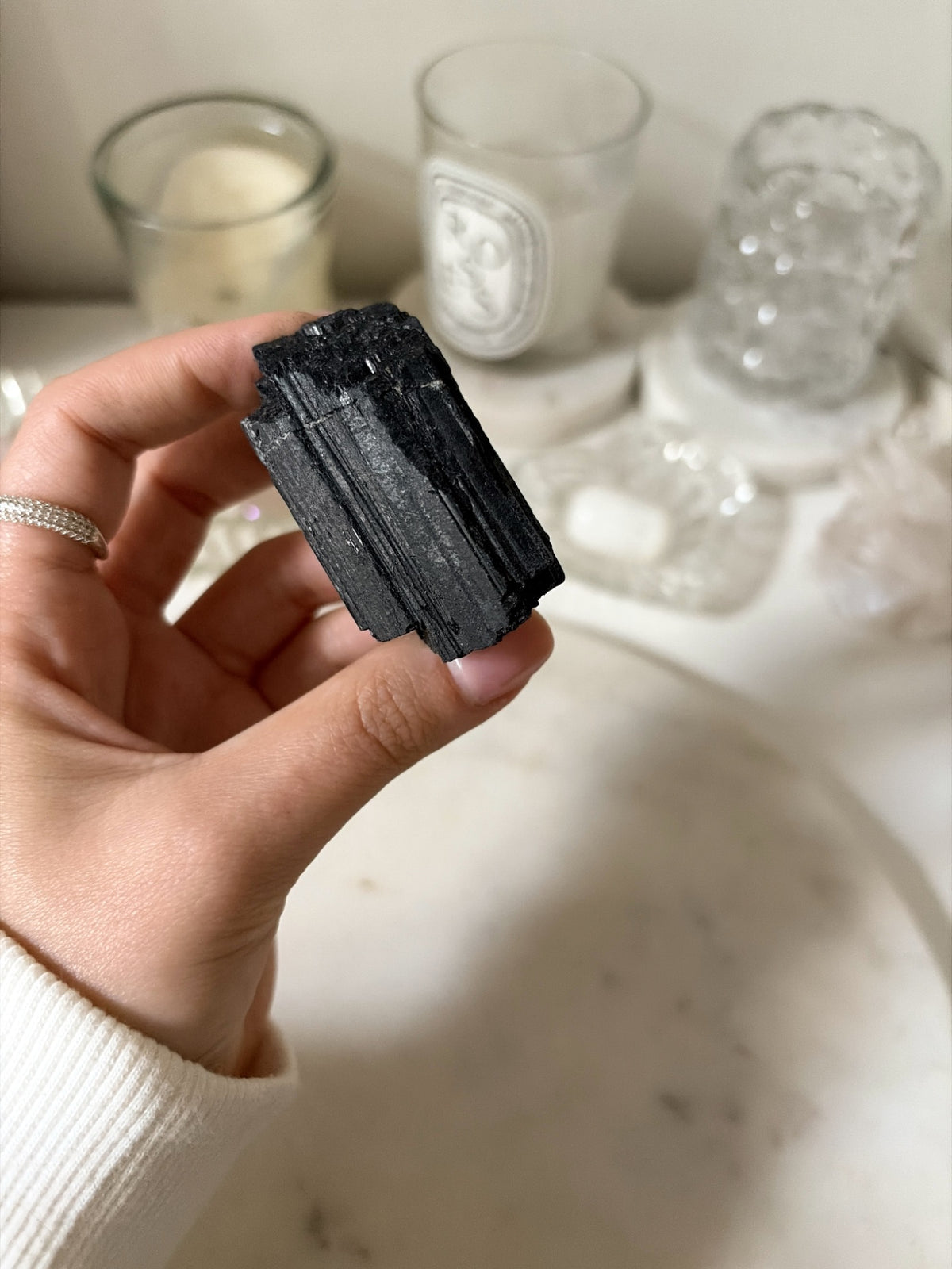 Czarny turmalin – konkretny naturalny okaz 3, zdjęcie 2